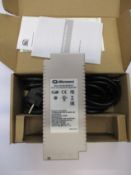 Five boxed as new Microsemi power over ethernet DC injectors 60W (Model: PD-9501/GR/SP/AC) (NOTE: UK