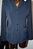 A ladies as new Tommy Hilfiger equestrian double breasted Damen Tournament show jacket in navy (XS -