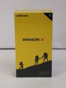 A boxed as new Ulefone Armor X5 Pro Dual Sim 64GB Rugged Smartphone in Orange/Black (Box sealed).