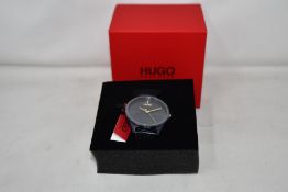 A gents as new Hugo Boss Smash wrist watch.