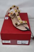 A pair of as new Valentino Garavani flat sandals (EU 40.5).