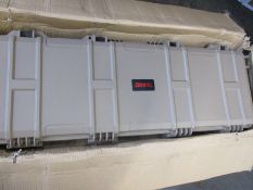 Two boxed as new Nuprol large hard cases in tan.