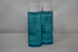 Five as new Clarins gentle eye make-up remover for sensitive eyes (5 x 125ml).