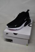 A pair of as new Nike Air Max 270 (UK 9.5).