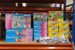 A quantity of as new Playmobil playsets to include: 9x (6785) Playmobil 123 children and playground,