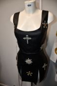 An as new The Dolls House black dress with decoration (S).
