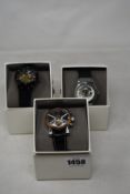 Three men's as new Vault automatic watches.
