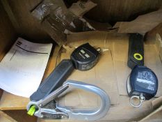 A 3M DBI-SALA Nano-Lok Personal Self Retracting Lifeline, Twin-leg, Web, 3101298, 1.94m.