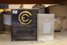 A C.E Electronics SEC04-BAX3 security button interface.