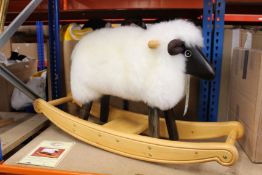 A Rocking Sheep from 'The Rocking Sheep Company'.