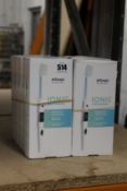 Ten boxed as new drTungs Ionic toothbrushes.