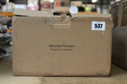 An as new New Works Material Pendant in Black Marble (REF: 20118).