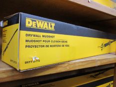 A boxed as new DeWalt DXTT 2-772 Drywall Mudshot.