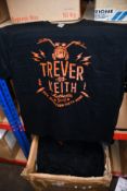 A quantity of as new Trever Keith (Musician) Est 1969 T-shirts (Assorted sizes, approximately 70).
