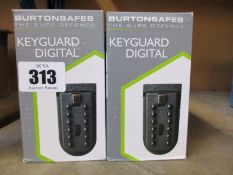 Six boxed as new Keyguard Digital - Superior Outdoor Keysafes.