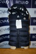 An as new Moncler Montreuil gilet (XS).