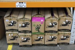 Ten boxes of Earth Rated dog poop bags (Four cartons per box containing 2 dispensers and 900 bags).