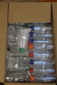 A box of one hundred rabbit small animal water bottles, various colours (100 x 500ml).