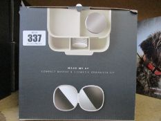 Three Joseph Joseph Make Me Up - Compact Mirror & Cosmetic Organiser Sets.
