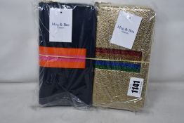 Two as new Meg & Bee London Major Money Kit purses (RRP £95 each).