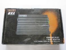 A boxed as new Edge DBX Series amplifier (EDA150.4-E7).
