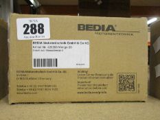 A box of twenty as new Bedia Motortechnik NTC temperature sensors (REF: 420298).
