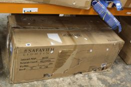 A boxed as new Safavieh Polaris Arc floor lamp (REF: UKL4349A).