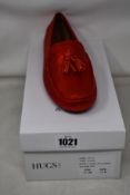 A pair of women's as new Hugs & Co. Tasselled driving loafers (UK 6 - RRP £145).