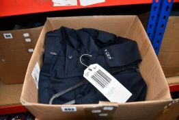 Four as new Roy Robson suit jackets (2 x size 52, 2 x 56) and two pairs of matching trousers (Size