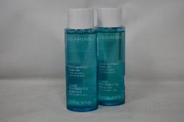 Five as new Clarins gentle eye make-up remover for sensitive eyes (5 x 125ml).