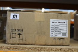 Four boxed as new Fritz Hansen Ikebana small vases (REF: 840141).