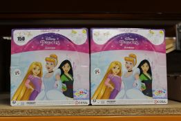 Six boxes of thirty six children's as new Disney Princess Bubbles.
