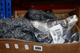 Seven items of as new United Colours of Benetton clothing to include jeans, sweaters and a jacket.