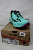 A pair of women's as new Saucony Xodus Ultra trainers (UK 6).