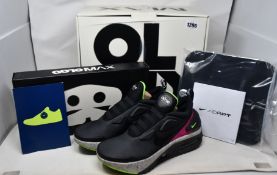 A pair of pre-owned Nike Adapt Auto Max with accessories and authentication tag (UK 7.5).