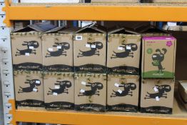 Ten boxes of Earth Rated dog poop bags (Four cartons per box containing 2 dispensers and 900 bags).