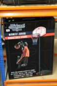 A boxed as new Midwest junior basketball stand (REF: BB501).
