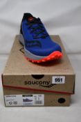 A pair of men's as new Saucony Xodus Ultra trainers (UK 10).