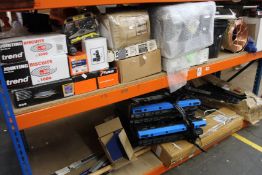 A large quantity of tools, safety equipment and related items.