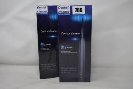 Twenty five boxed as new rechargeable 3 mode dental cleaners oral care specialist.