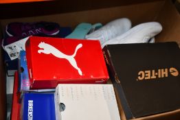 A quantity of assorted as new footwear to include Carvela, Geox, Adidas, S.Oliver, Asics,