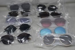 Ten pairs of assorted as new Booth & Bruce sunglasses.