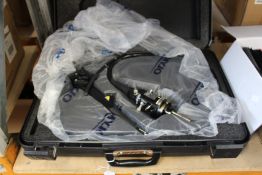 A Olympus Evis Lucera Elite 2.8mm videogastroscope/endoscope with case (Model: GIF-HQ290,