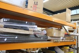 A large quantity of prints, posters, frames and other related items.