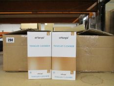 Seventeen boxes of six as new drTungs Copper Tongue Cleaners.