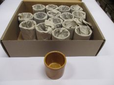 A quantity of as new Semiramis the Stone terracotta small glazed vases (Approximately 36 items).
