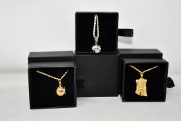 Fifteen items of assorted Haraves jewellery to include 5x silver and 5x gold Globes and 5x Jesus.