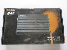 A boxed as new Edge DBX Series amplifier (EDA150.4-E7).