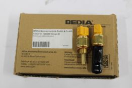 A box of twenty as new Bedia Motortechnik NTC temperature sensors (REF: 420298).
