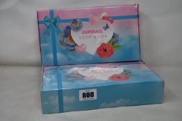 Fifteen kid's Ouperael bath bombs gift sets with a surprise inside each box.